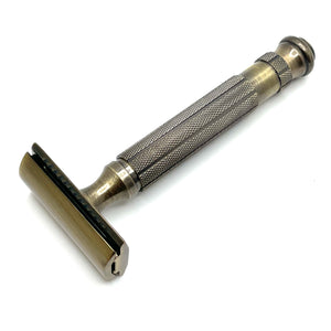 Pearl - Double Edge Safety Razor L-55 Antique Brass (Close Comb)