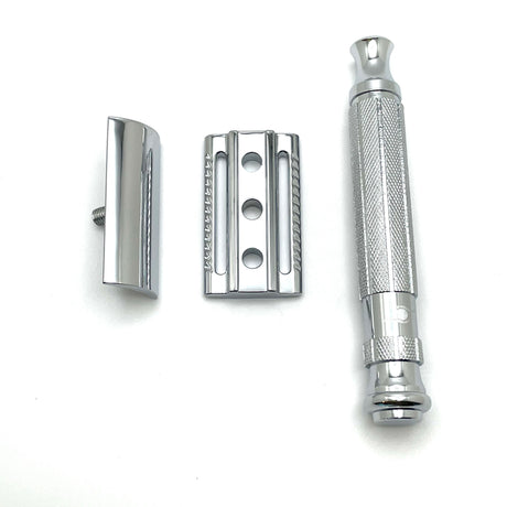 Pearl - Double Edge Safety Razor L-55 Chrome (Close Comb)