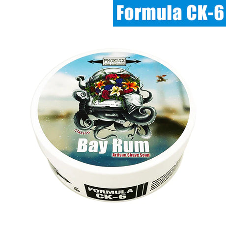 Phoenix Artisan Accoutrements - Clásico Bay Rum - Formula CK-6 Shaving Soap - 4oz