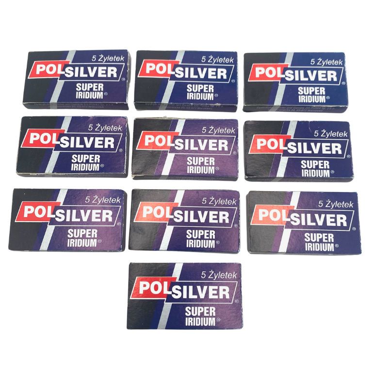 Polsilver - Super Iridium Double Edge Razor Blades
