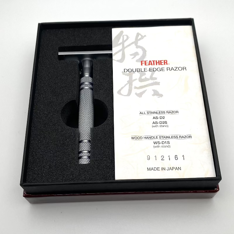 Pre-Owned - Feather - AS-D2 Stainless Steel Double Edge Safety Razor