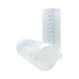 TRC - Clear Frosted Round Shaving Brush Travel Tube