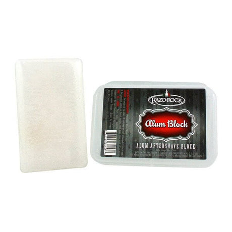 RazoRock - Alum Block With Plastic Travel Container - 90g