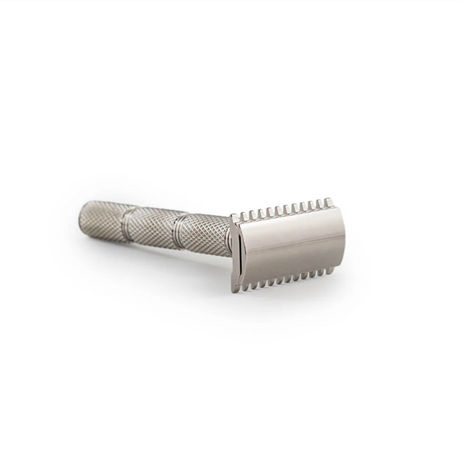 RazoRock - Game Changer Open Comb .84-P Double-Edge Safety Razor - Super Knurl Handle