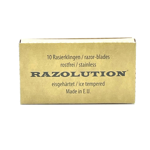 Razolution - Stainless Steel Double Edge Razor Blades - 10 Pack