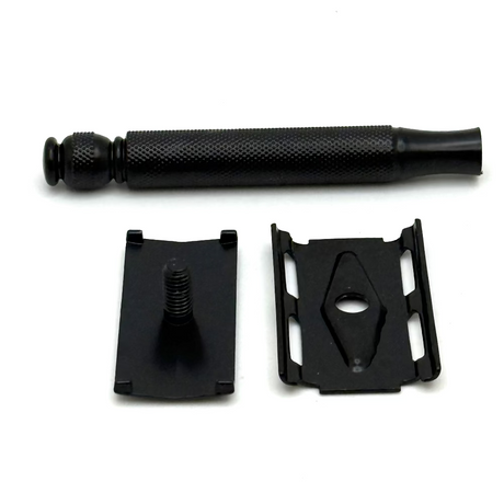 Replica Razors Replitech 1965 Tech Double Edge Safety Razor Black