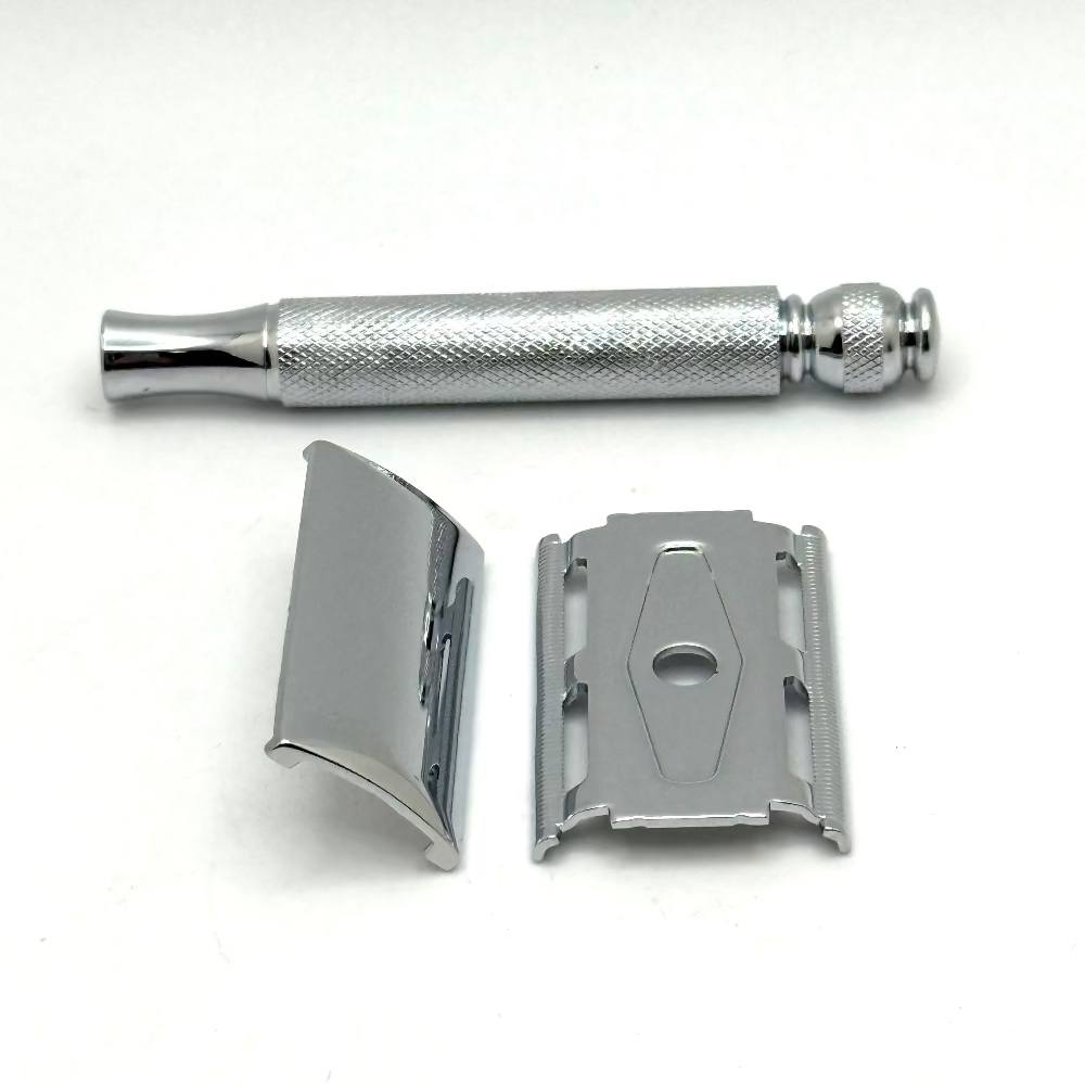 Replica Razors Replitech 1965 Tech Double Edge Safety Razor Chrome