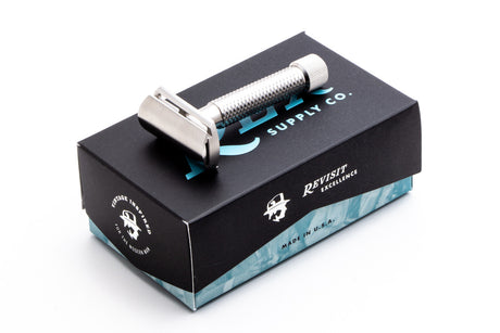 Rex Supply Co. - Sentry Slant - Stainless Steel Double Edge Safety Razor