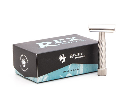 Rex Supply Co. - Sentry Slant - Stainless Steel Double Edge Safety Razor