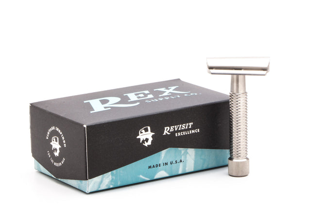 Rex Supply Co. - Sentry Slant - Stainless Steel Double Edge Safety Razor