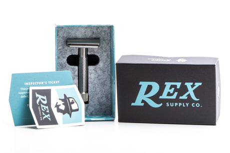 Rex Supply Co. - Sentry Slant - Stainless Steel Double Edge Safety Razor