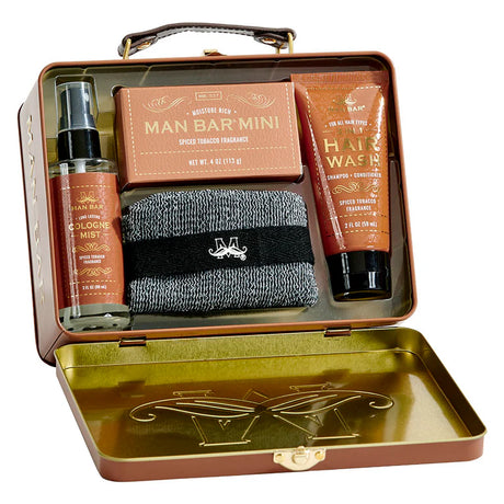San Francisco Soap Company Man Bar Travel Kit - Spiced Tobacco