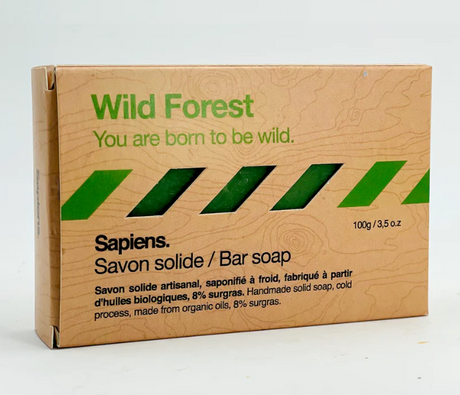 Sapiens - Wild Forest - Solid Soap 100g