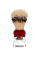 Semogue - 830 Premium Boar Shaving Brush - Red and Clear Acrylic Handle
