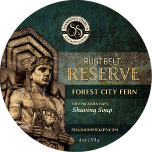 Shannon's Soaps - Forest City Fern - Rust Belt Reserve Shaving Soap - 4oz