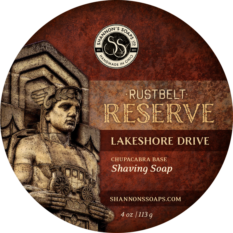 Shannon's Soaps - Lakeshore Drive - Rust Belt Reserve Shaving Soap - 4oz