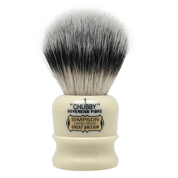 Simpson - Chubby 1 Sovereign Grade Synthetic Fibre Shaving Brush - 22mm