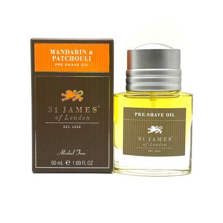 St. James of London - Mandarin & Patchouli Pre-Shave Oil - 50ml