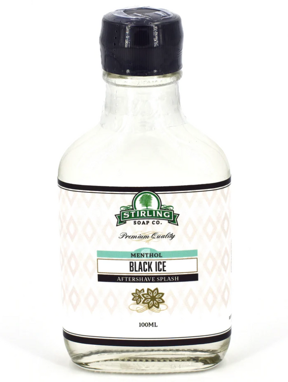 Stirling Soap Company - Black Ice - Aftershave Splash - 100ml