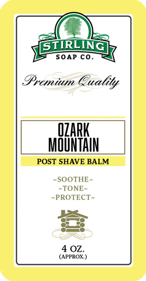 Stirling Soap Company - Ozark Mountain - Post-Shave Balm - 4oz