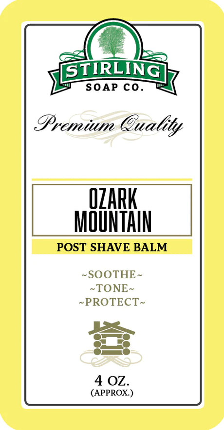 Stirling Soap Company - Ozark Mountain - Post-Shave Balm - 4oz