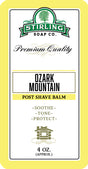 Stirling Soap Company - Ozark Mountain - Post-Shave Balm - 4oz