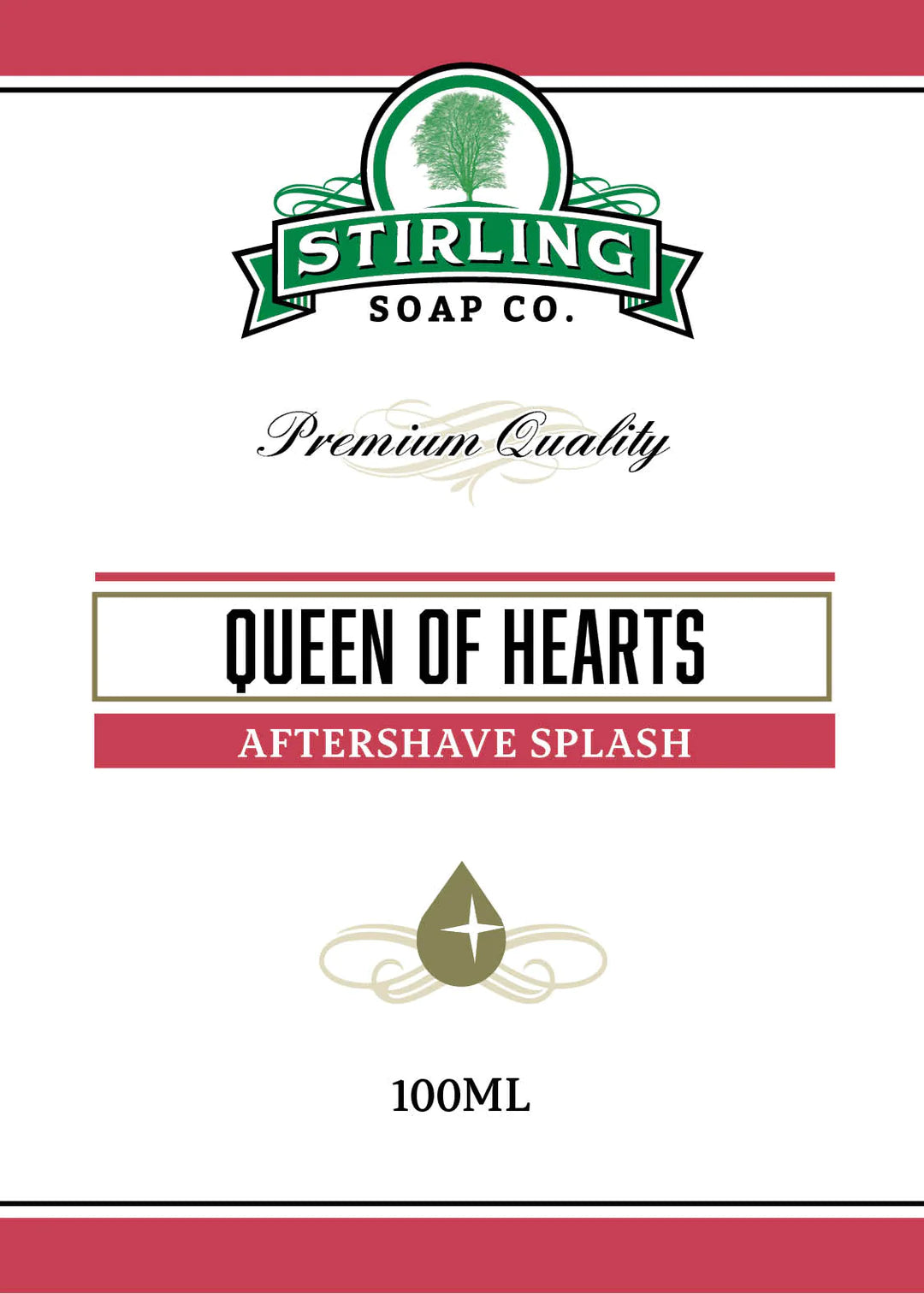 Stirling Soap Company - Queen of Hearts - Aftershave Splash - 100ml