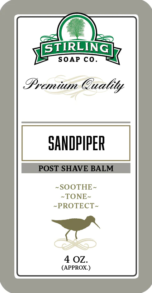 Stirling Soap Company - Sandpiper - Post-Shave Balm - 4oz