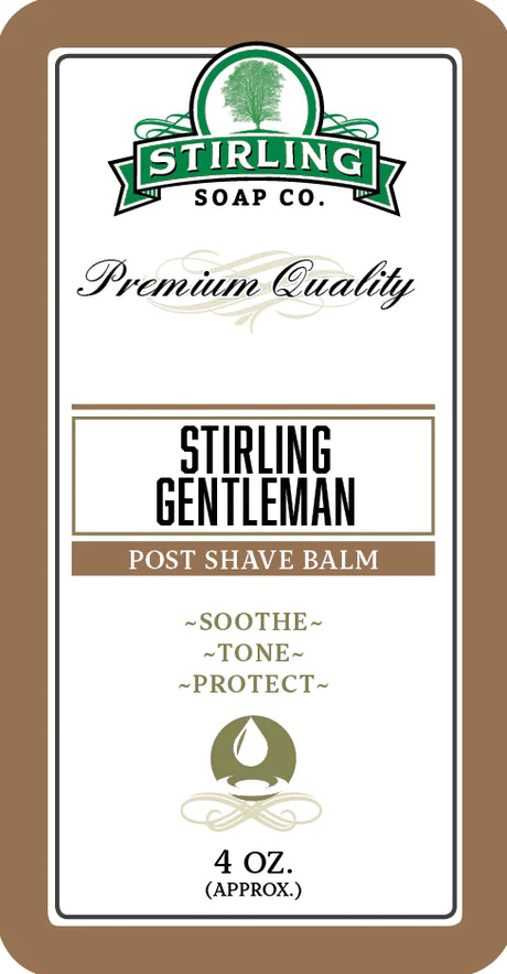 Stirling Soap Company - Stirling Gentleman - Post-Shave Balm - 4oz