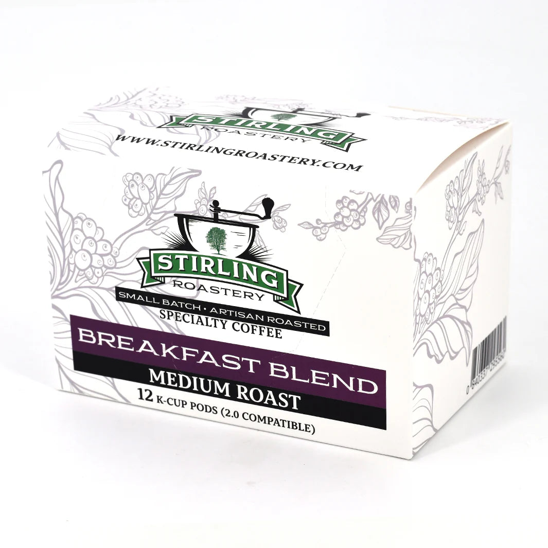 Stirling Roastery - Breakfast Blend - Coffee K-Cups - 12 pack