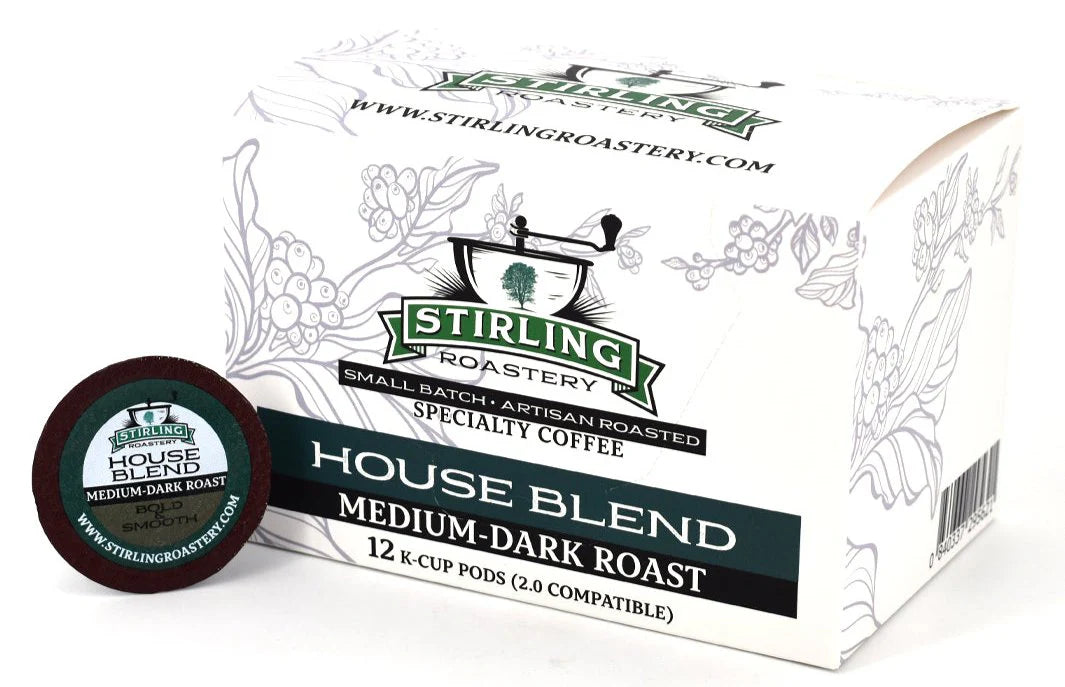 Stirling Roastery - House Blend - Coffee K-Cups - 12 pack