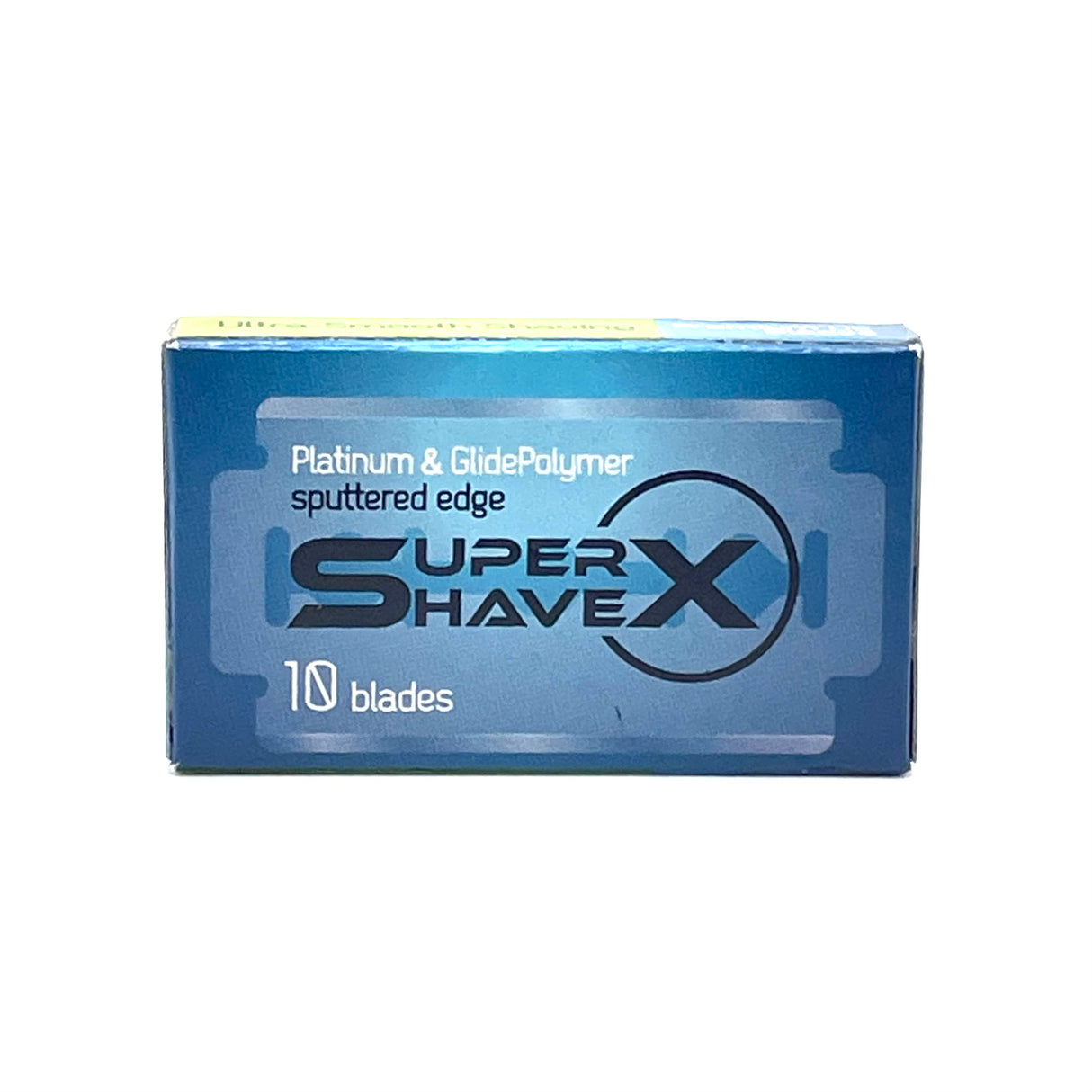 Super Shave X - Platinum Coated Double Edge Razor Blades - Pack of 10 Blades
