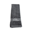 TRC - Luxury Shaving Towel - Gray with White Embroidery