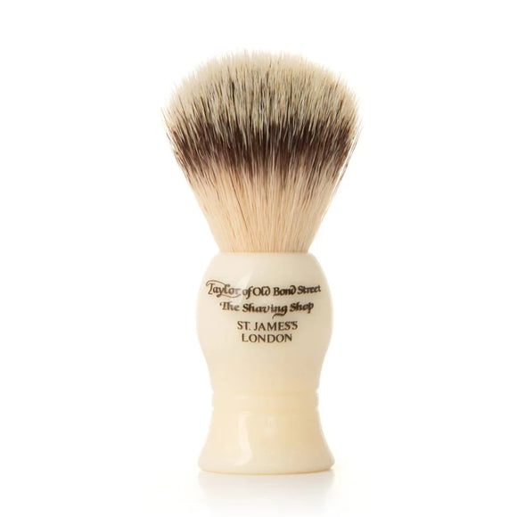 Taylor of Old Bond Street - Synthetic Badger Shaving Brush - Faux Ivory Handle