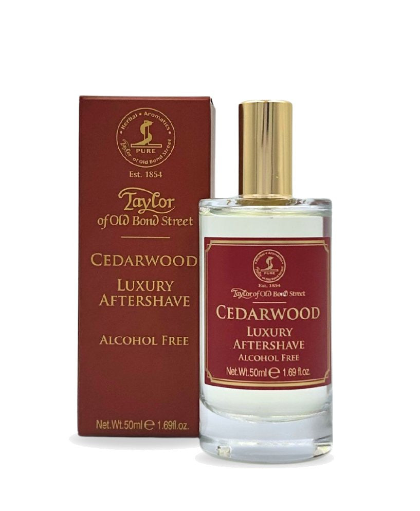 Taylor of Old Bond Street Cedarwood Luxury Aftershave Alcohol Free