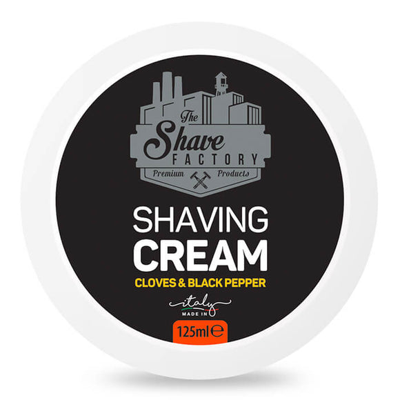The Shaving Factory - Cloves and Black Pepper Shaving Soap - 125ml
