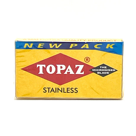 Topaz - Stainless Double Edge Razor Blades - Pack of 5 Blades