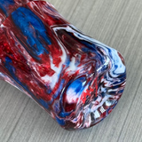 Turning By Tanz Red White Blue Custom Shave Brush 26mm Tanchurian V4 Knot