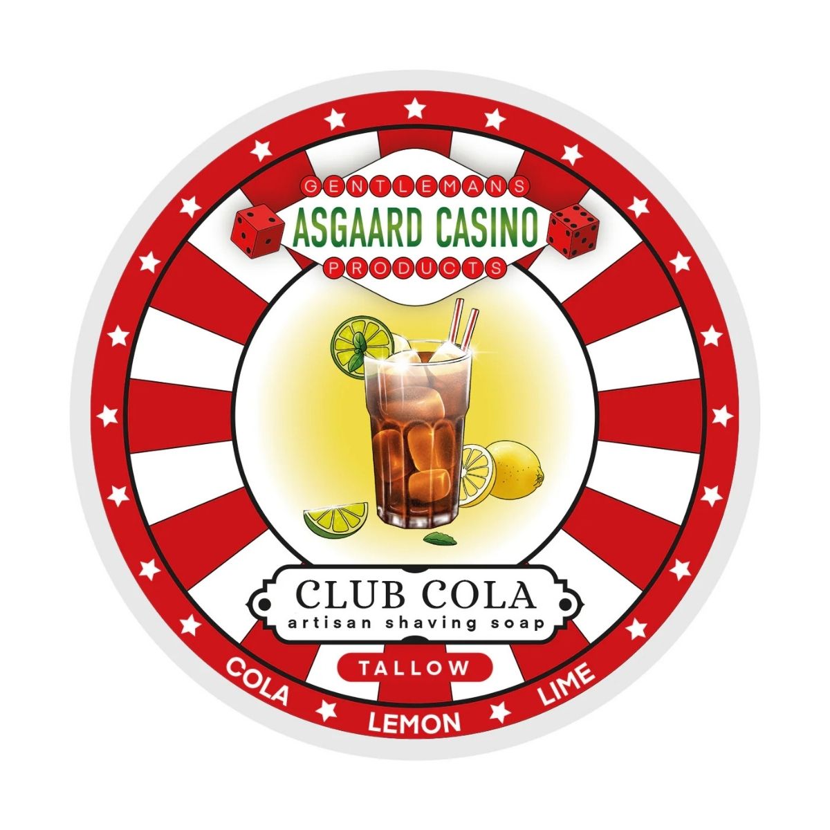 MMGP Club Cola Asgaard Casino Shaving Soap 4oz