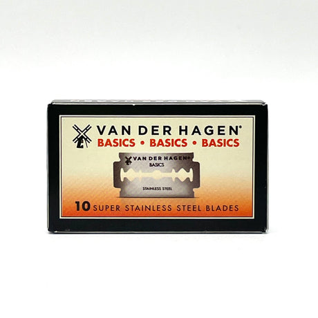 Van Der Hagen - Super Stainless Double Edge Razor Blades - Pack of 10 Blades - Basics