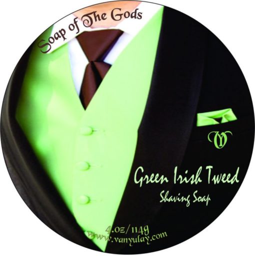 Van Yulay - Green Irish Tweed - Artisan Shaving Soap