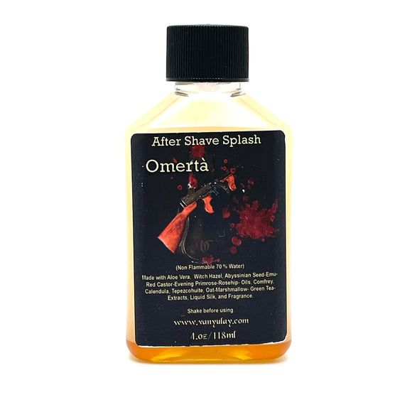 Van Yulay - Omerta - Artisan Aftershave Splash - 4oz