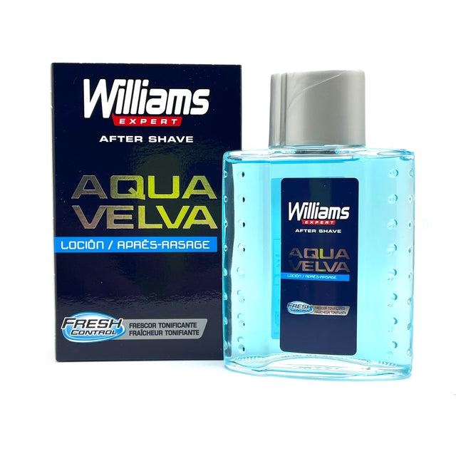 Williams Aqua Velva - Aftershave Splash 100ml - Glass Bottle Spanish Version