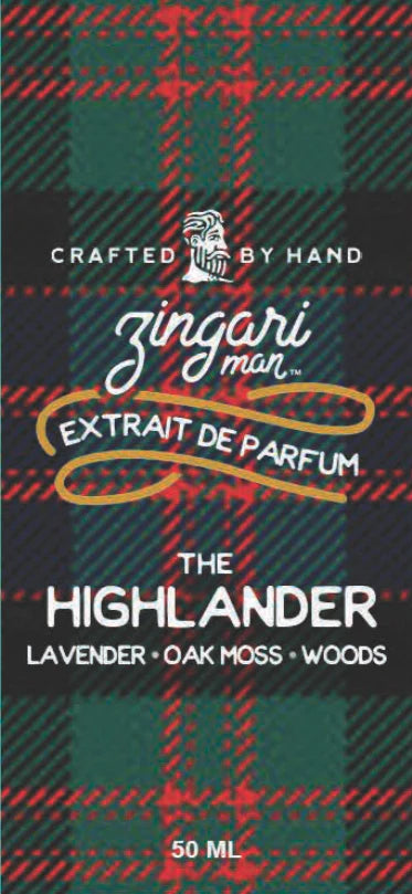 Zingari Man - The Highlander - Extrait - 50ml