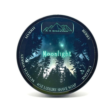 A A Shaving - Moonlight - Artisan Shaving Soap - 4oz