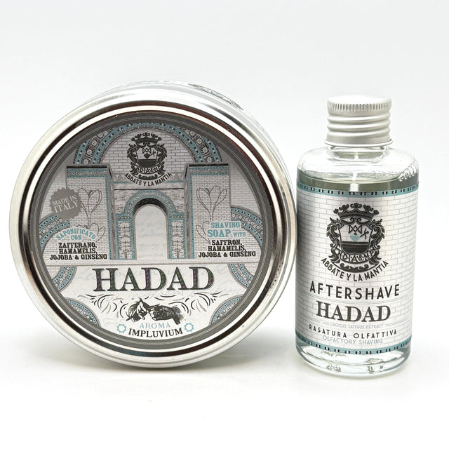 Abbate Y La Mantia  Hadad Shaving Soap and Aftershave Splash Set