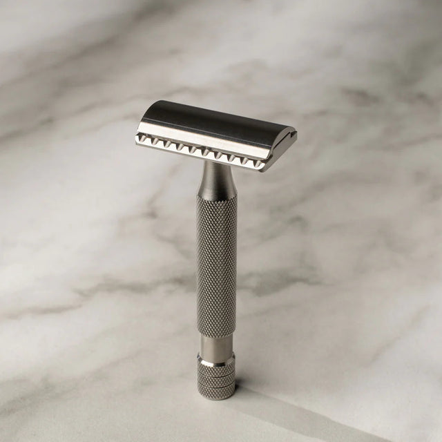 Titium Edge Razor Above The Tie Windsor Titanium Safety Razor | The Razor Company
