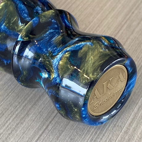 AKA Brushworx Eye of the Storm 26mm AK7 Fan Knot Shaving Brush