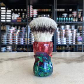 AKA Brushworx Joker AK47 Bulb Synthetic Knot Hybrid Handle Shaving Brush 26mm