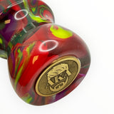 AKA Brushworx Neon Cavern 26mm Dough Knot Fan Badger Shaving Brush